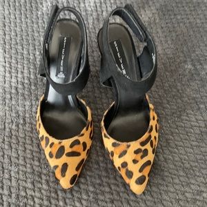 Steven Steve Madden Sz 7 1/2 calf hair NWOT